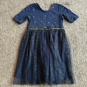 Hanna Andersson start tulle dress, size 6-7